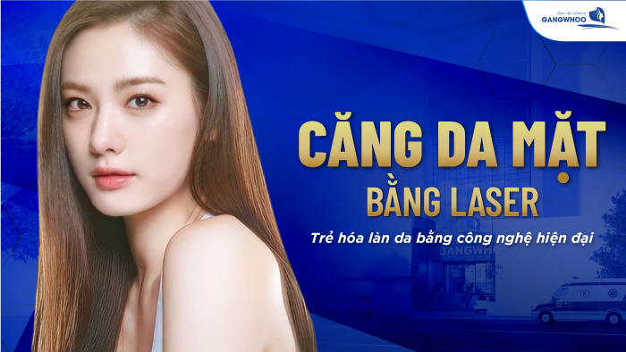 Căng da mặt bằng laser