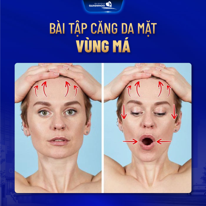 Bài tập căng da mặt