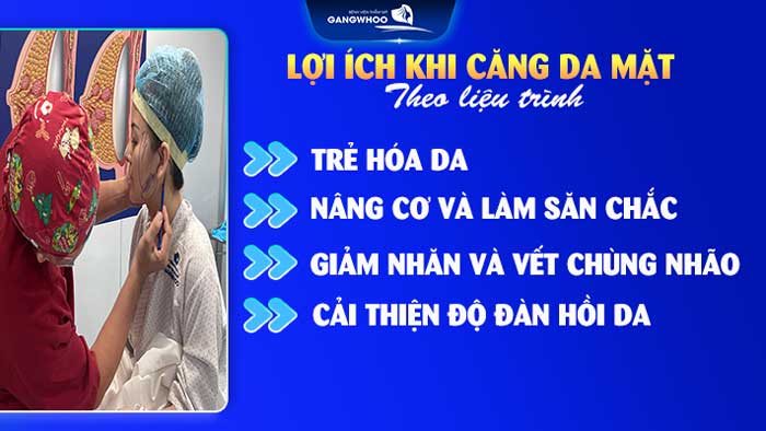 Liệu trình căng da mặt