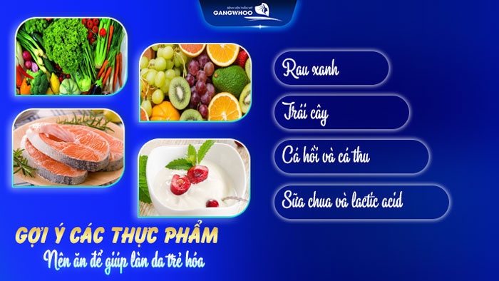 Uống gì để căng da mặt