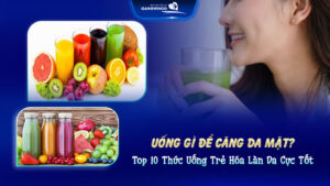 Uống gì để căng da mặt