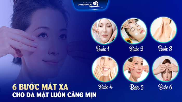 6 Bước Mát Xa Cho Da Mặt Luôn Căng Mịn
