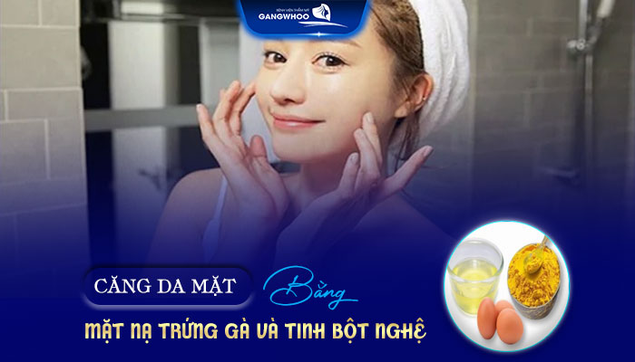 Làm Căng Da Mặt Bằng Trứng Gà