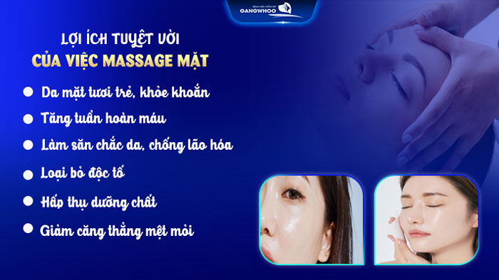 Massage căng da mặt