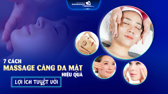 Massage căng da mặt