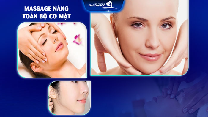 Massage căng da mặt