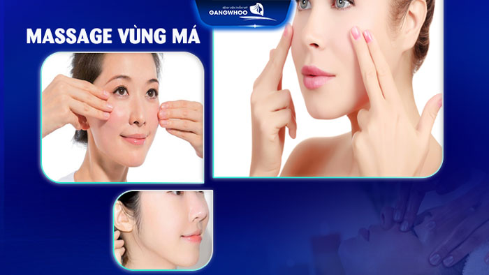 Massage căng da mặt