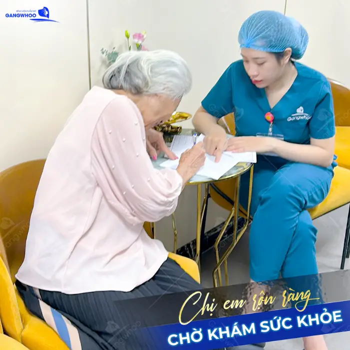 Buổi thăm khám và tư vấn cá nhân hóa tại Bệnh viện Gangwhoo
