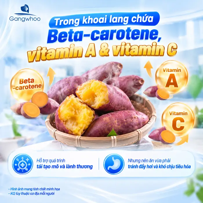 Căng Da Mặt Ăn Khoai Lang Được Không? Bác Sĩ Giải Đáp Chi Tiết